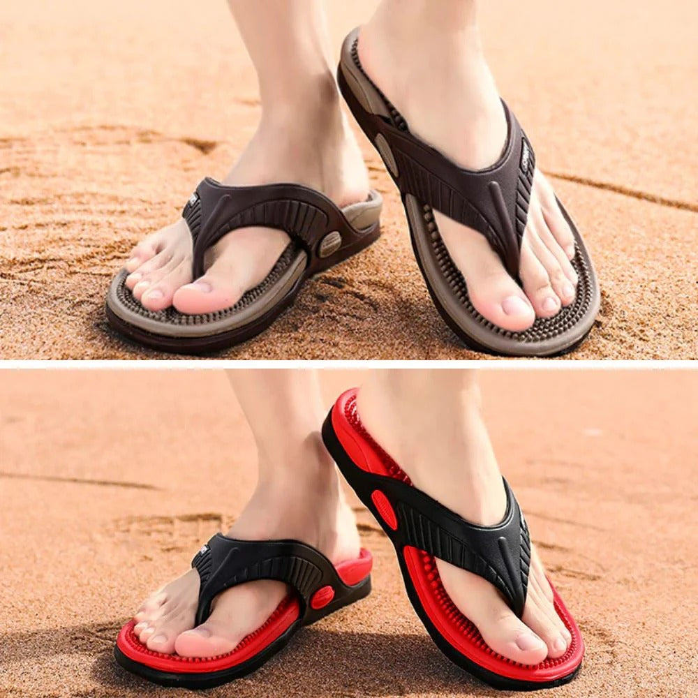 Chinelo Ortopédico Lugan Massageador Alívio de Dores Masculino