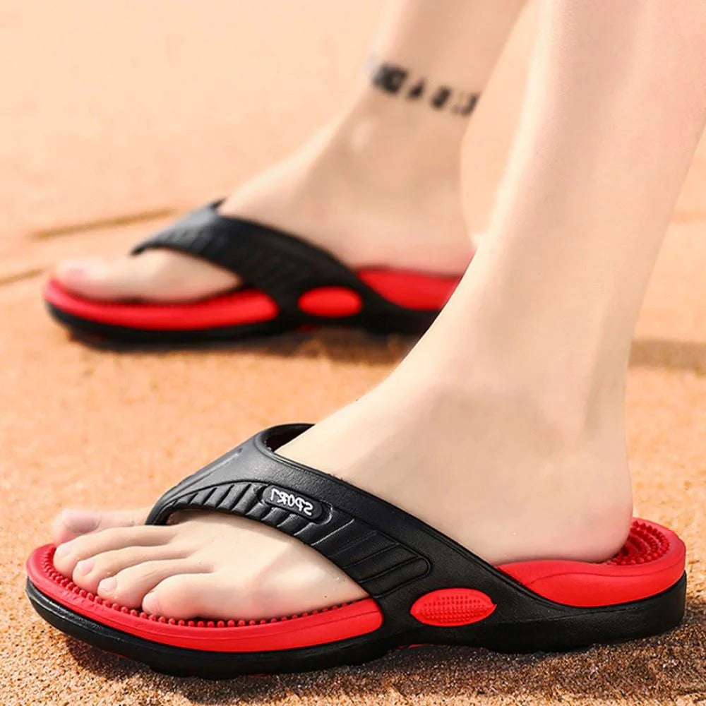 Chinelo Ortopédico Lugan Massageador Alívio de Dores Masculino